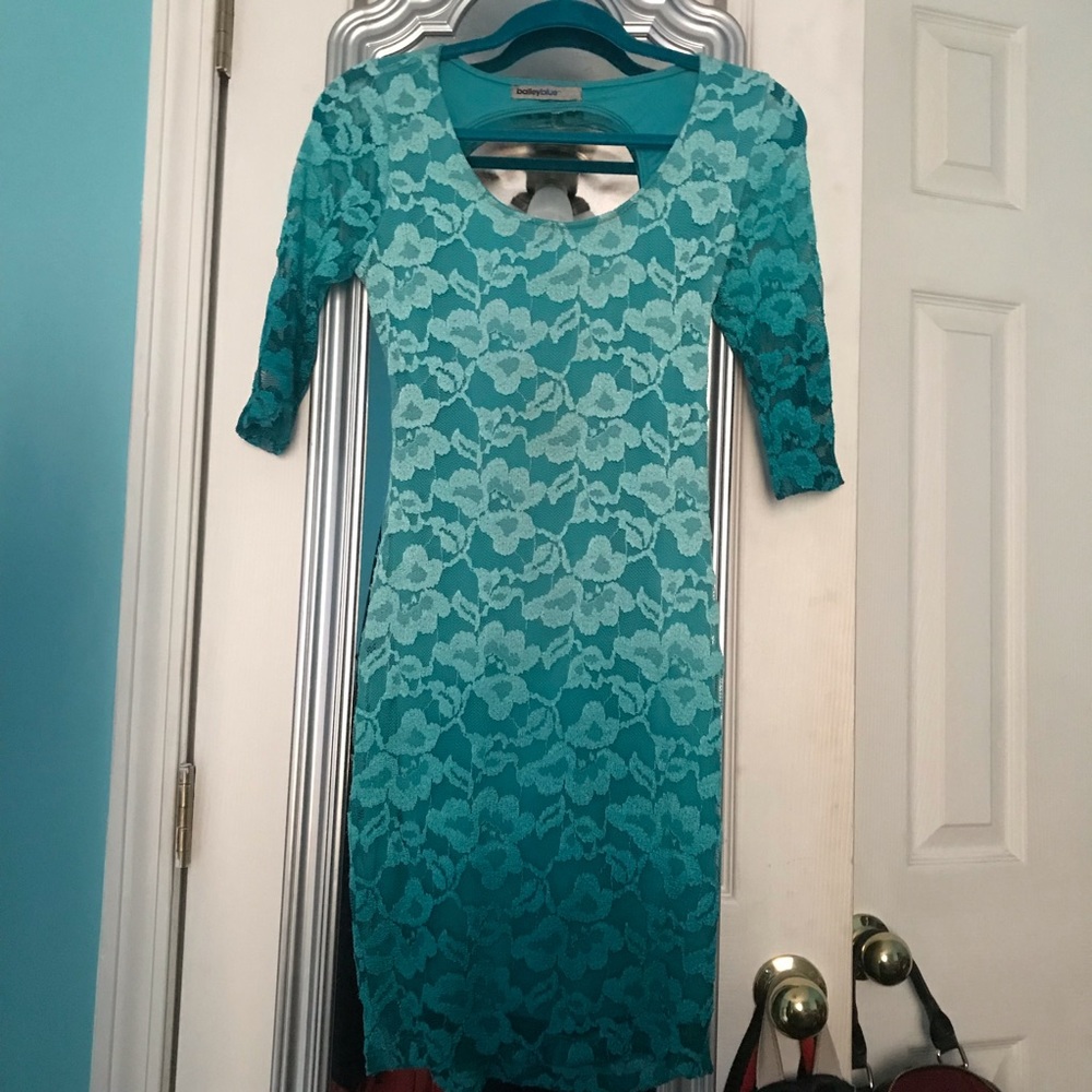 Blue dress